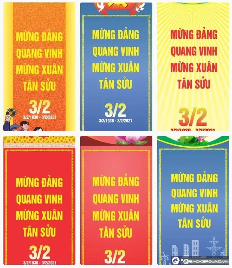 2+ Pano kỷ niệm ngày 3-2 - ngày thành lập ĐCS Việt Nam